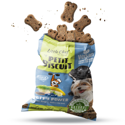 Vegan Natural Functional treat for dogs – Grain Free PUPPY POWER