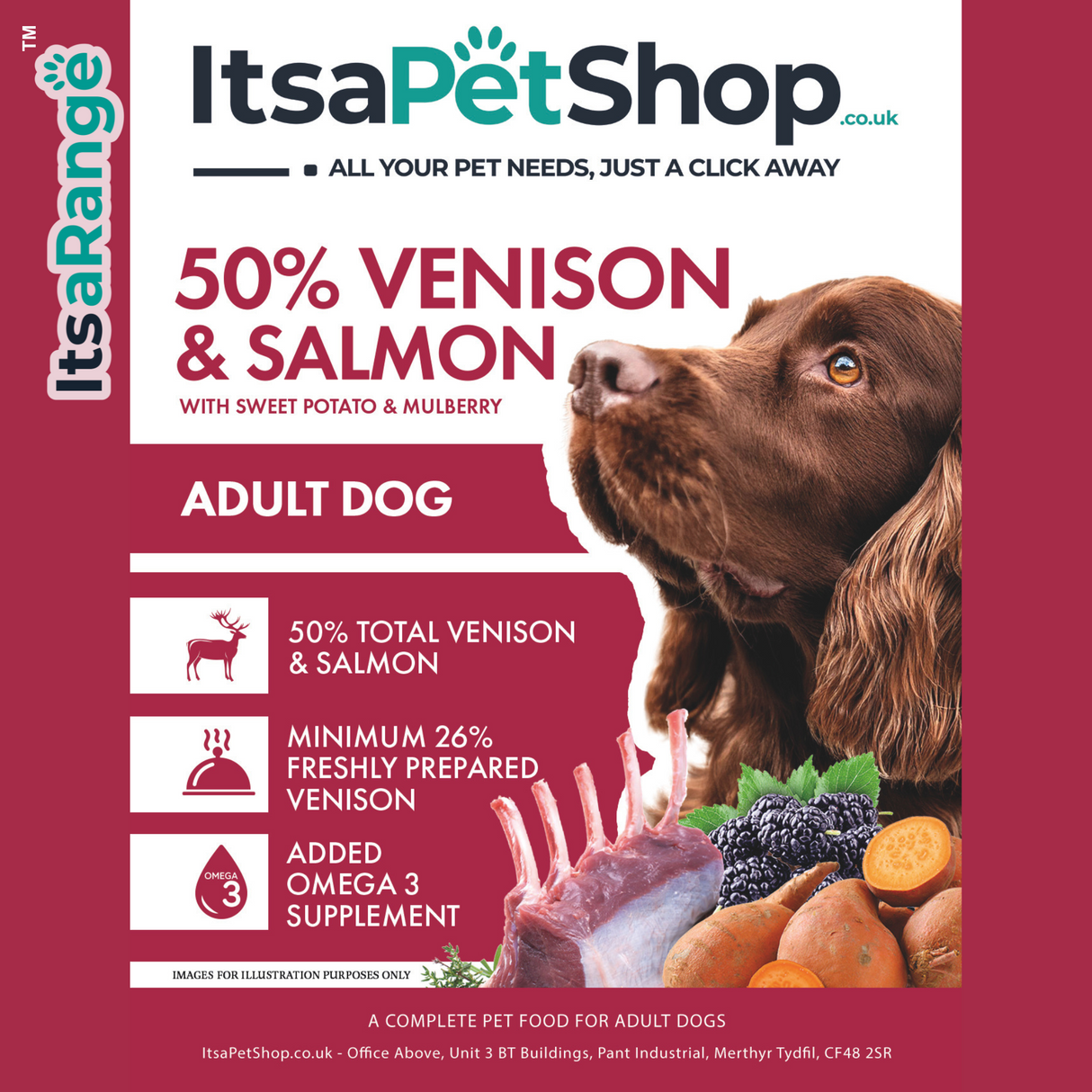 ItsaRange Venison with Sweet Potato & Mulberry