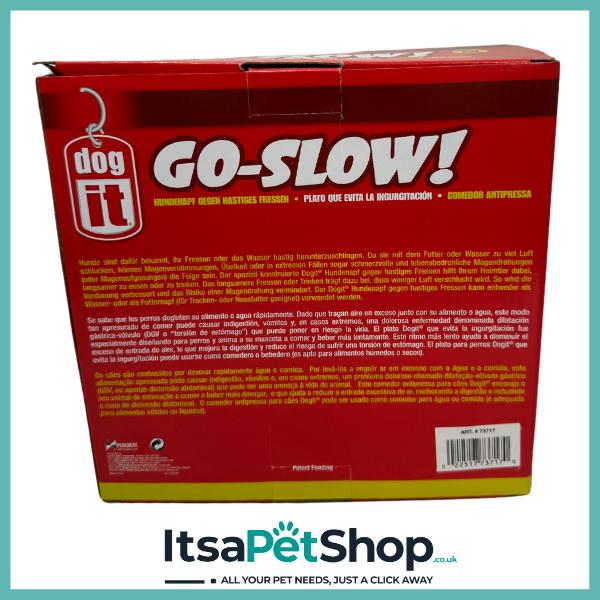 Dog It Go-Slow Bowl - Slow Feeder for Dogs