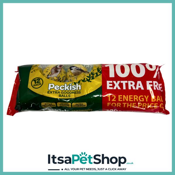 Peckish 12pk of  Extra Goodness Balls for Birds