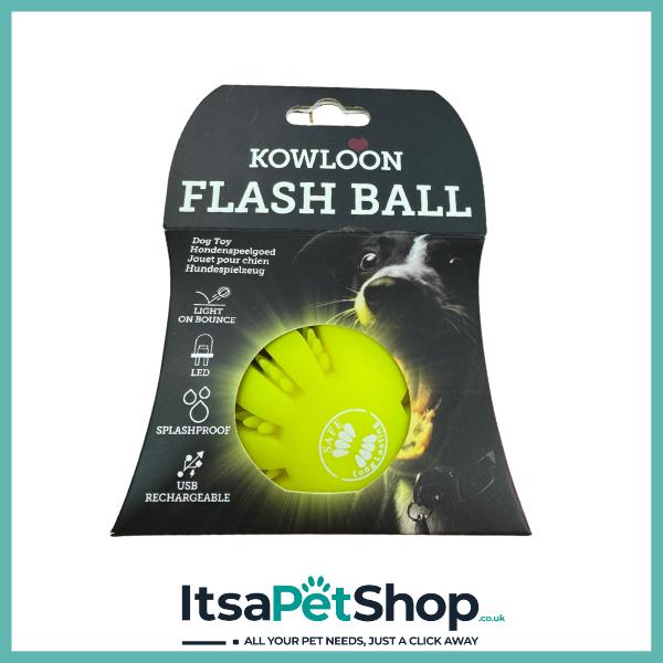 Kowloon Rechargeable Flash Ball for Dogs - Perfect for Pet Playtime