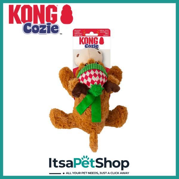 KONG Cozie Holiday Reindeer Toy