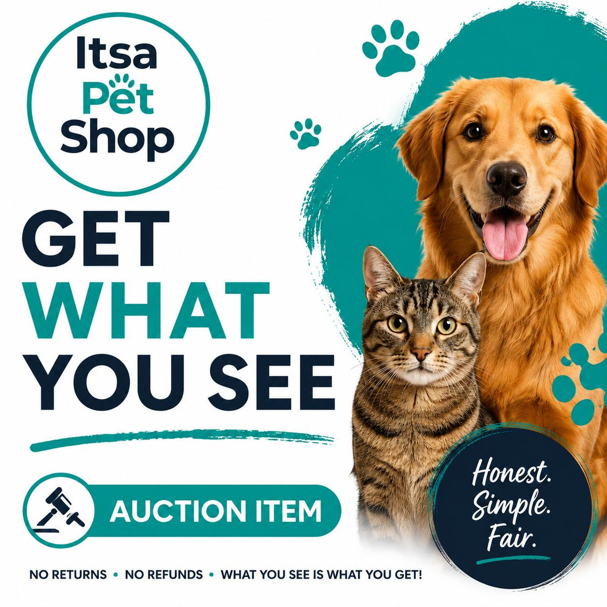 ItsaPetShop LIVE Auction Bundle – Get What You See – Pet Accessories & Supplies