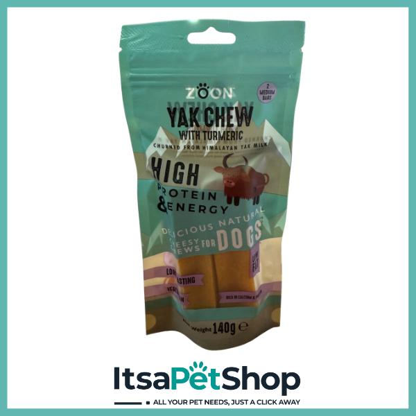 Zoone 2 Medium Yak Chews - Natural Dog Treats