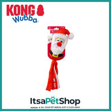 KONG Wubba Holiday Reindeer,Santa,Penguin for Dogs