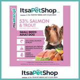 2KG Grain Free Dog Food Salmon with Trout Sweet Potato & Asparagus Recipe