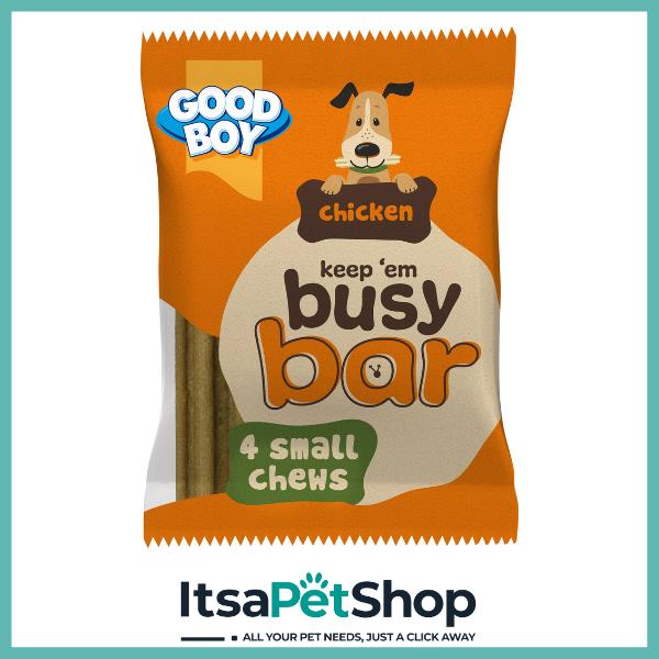 GoodBoy Chicken Busy Bar 4 Small Chews - Dog Treats