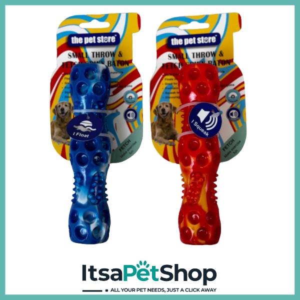 The Pet Store Small Throw & Fetch Spiky Baton - Perfect for Playing Catch