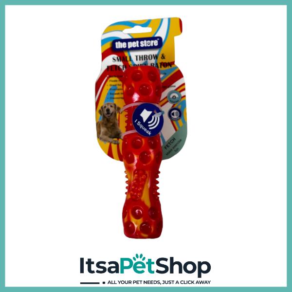 The Pet Store Small Throw & Fetch Spiky Baton - Perfect for Playing Catch