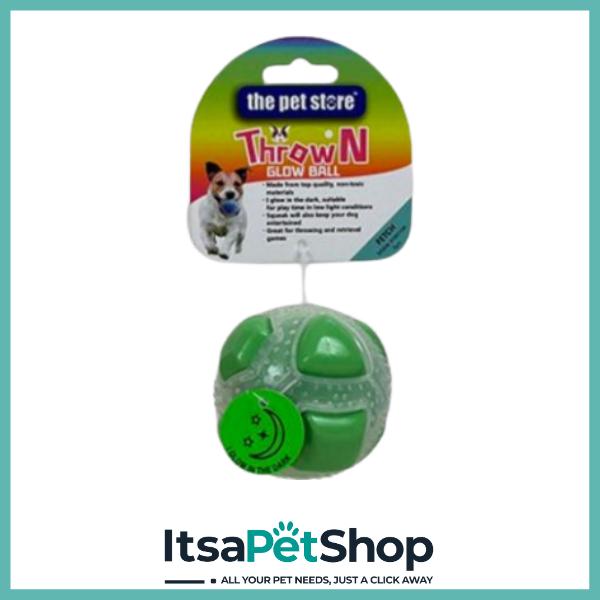 The Pet Store Throw N Glow Ball - Perfect for Playtime!