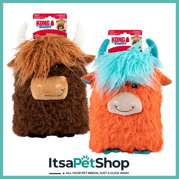 KONG Comfort Jumbo Highland Cow XL