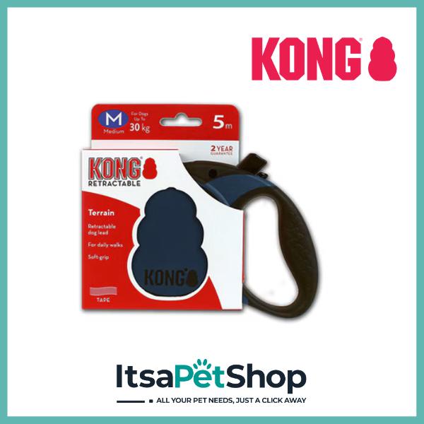 Kong - Retractable Leads - Various Colours & Sizes