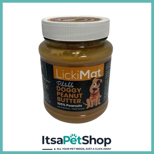 LickiMat Doggy Peanut Butter for Dogs - Healthy and Delicious Treat