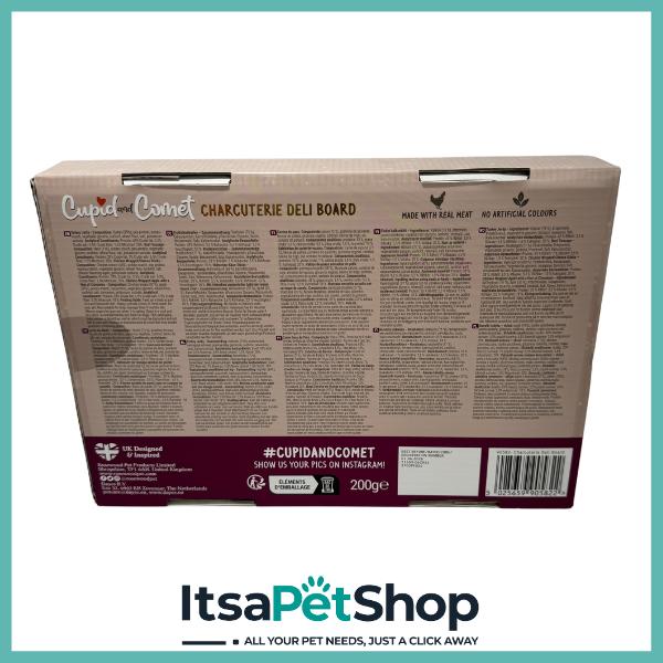 Cupid and Comet Charcuterie Deli Board for Dogs