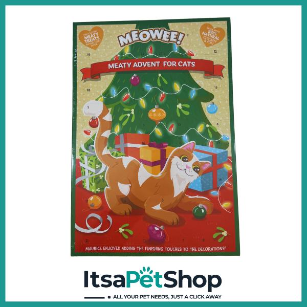 MeoWee Meaty Advent Calendar for Cats - Perfect for the Holidays