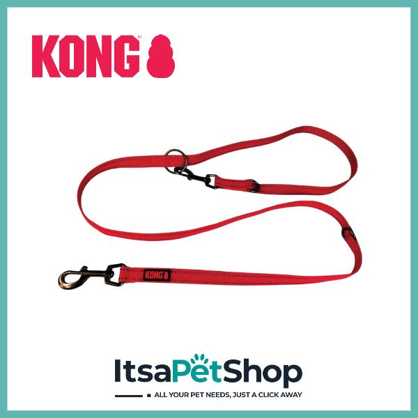 Kong - Adjustable Lead - Red
