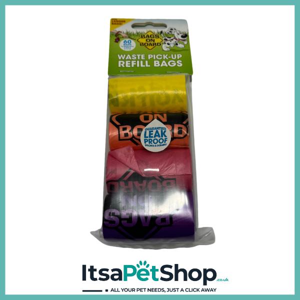 Bob 60 Refill Bags for Dogs - Convenient Pet Waste Disposal