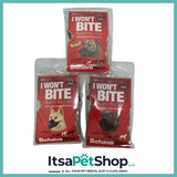 BehaveRite I Won’t Bite Nylon Muzzle for Dogs - Lightweight, Comfortable, and Safe (Various Sizes) - Black