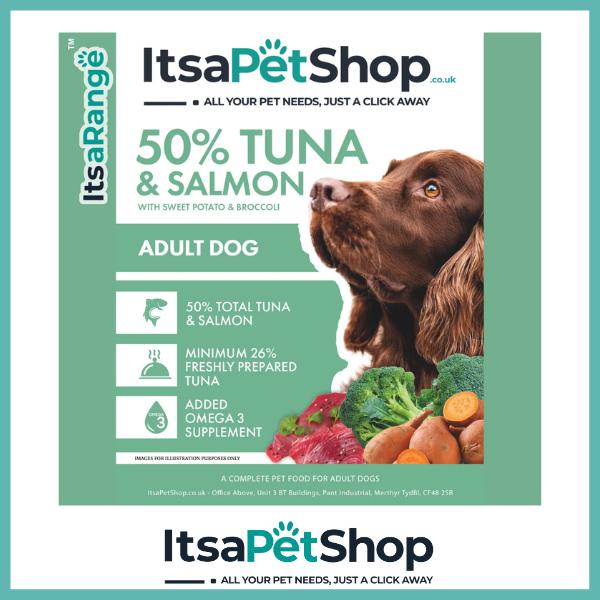 2KG Grain Free Dog Food Tuna with Sweet Potato & Broccoli Recipe