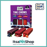 Supa Paws - Yak Chews - Various Flavours- Medium (Pack of 3)