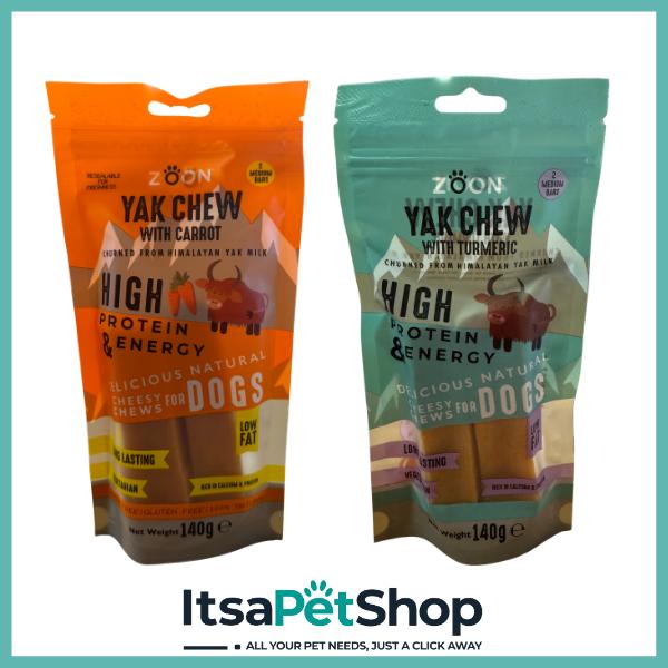 Zoone 2 Medium Yak Chews - Natural Dog Treats