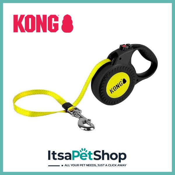 Kong Reflective Retractable Lead