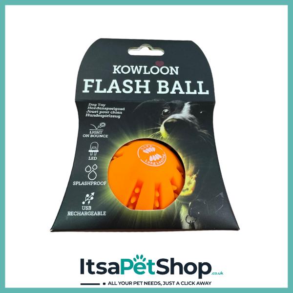 Kowloon Rechargeable Flash Ball for Dogs - Perfect for Pet Playtime