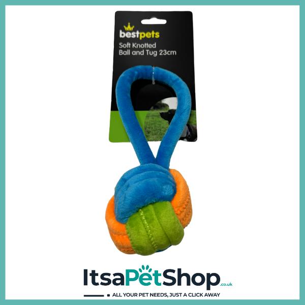BestPets Soft Knotted Tug a Balls for Dogs - Perfect for Chewing and Playtime