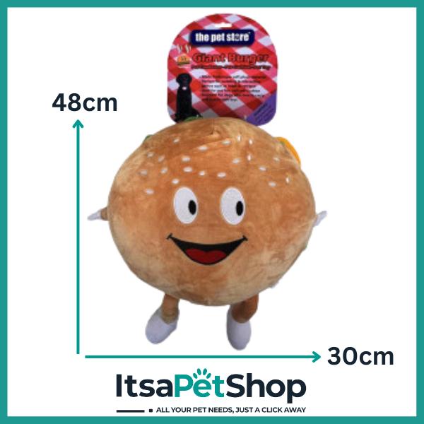 The Pet Store Giant Burger Dog Toy