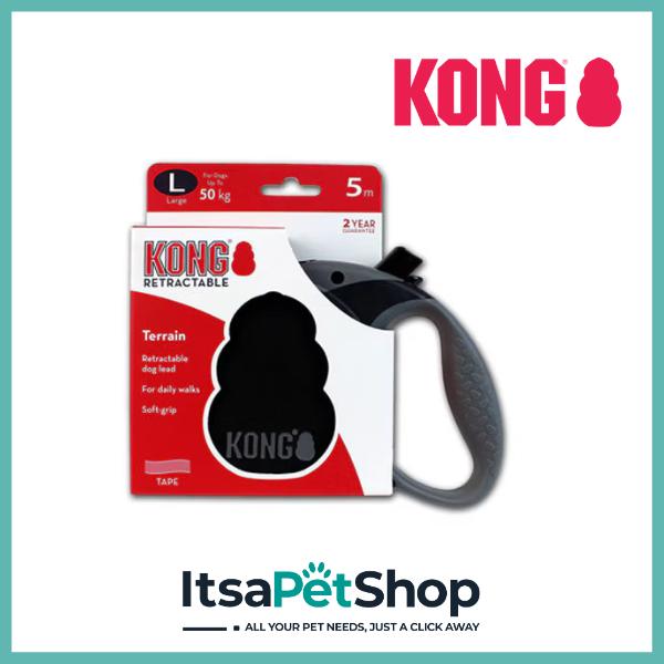 Kong - Retractable Leads - Various Colours & Sizes