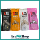 Steel Bone for Dogs - Long-Lasting Chew with Cranberry, Peanut Butter, Chicken, and Beef Flavors