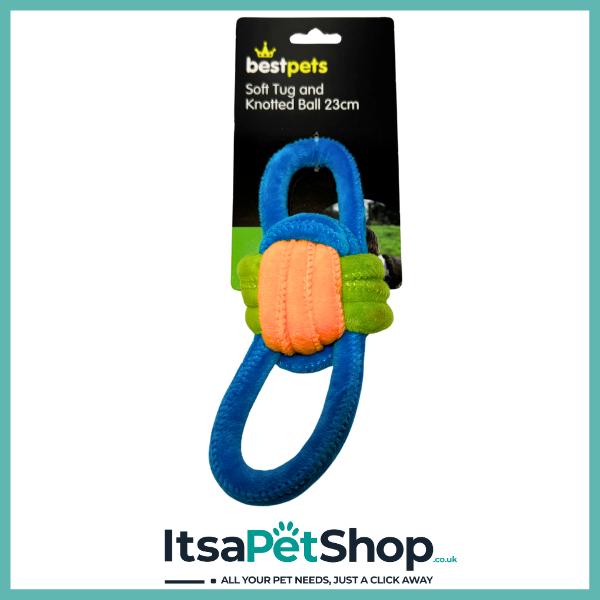 BestPets Soft Knotted Tug a Balls for Dogs - Perfect for Chewing and Playtime