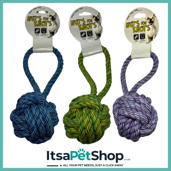 Nuts for Knots Small Tugger for Dogs - Perfect for Playtime