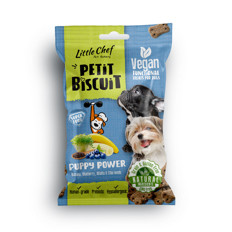 Vegan Natural Functional treat for dogs – Grain Free PUPPY POWER